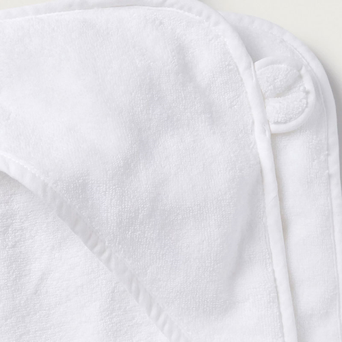 White company baby discount towel